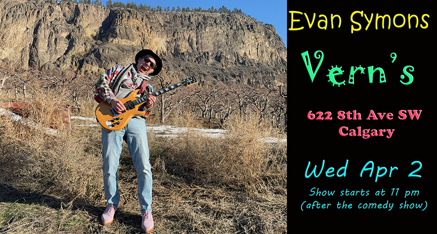 Evan Symons @ Vern's in Calgary